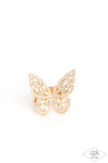 Paparazzi Accessories Flauntable Flutter - Gold Ring