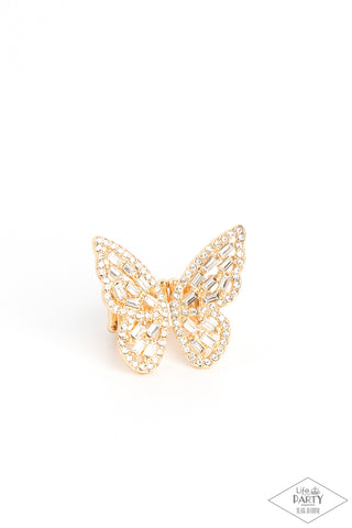 Paparazzi Accessories Flauntable Flutter - Gold Ring