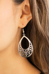 Paparazzi Accessories Stylish Serpentine - Silver Earrings [131]