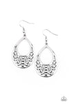 Paparazzi Accessories Stylish Serpentine - Silver Earrings [131]