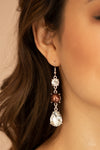 Paparazzi Accessories Unpredictable Shimmer - Brown Earrings