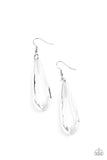 Paparazzi Accessories Crystal Crowns - White Earrings