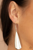 Paparazzi Accessories The Drop Off - Silver Earrings