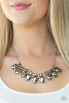 Paparazzi Accessories Extra Enticing - Silver Necklace [444]