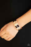 Paparazzi Accessories A HAUTE Number - Rose Gold Cuff Bracelet