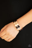 Paparazzi Accessories A HAUTE Number - Rose Gold Cuff Bracelet