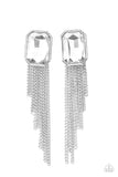 Paparazzi Accessories Save for a REIGNy Day - White Earrings