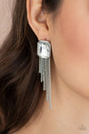 Paparazzi Accessories Save for a REIGNy Day - White Earrings