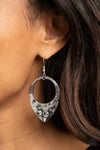 Paparazzi Accessories Instinctively Industrial - Silver Earrings