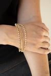 Paparazzi Accessories Brilliantly Beaming - Gold Bracelet