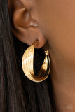 Paparazzi Accessories Curves In All The Right Places - Gold Hoops