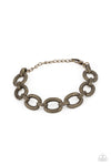 Paparazzi Accessories Industrial Amazon - Brass Bracelet