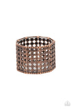 Paparazzi Accessories Cool and CONNECTED - Copper Bracelet