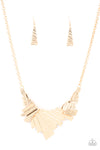 Paparazzi Accessories Happily Ever AFTERSHOCK - Gold Necklace