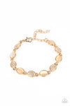 Paparazzi Accessories Stop and GLOW - Gold Bracelet