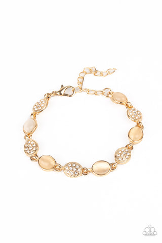 Paparazzi Accessories Stop and GLOW - Gold Bracelet