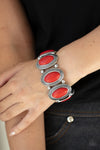 Paparazzi Accessories Until The Cows Come HOMESTEAD - Red Bracelet