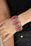 Paparazzi Accessories Until The Cows Come HOMESTEAD - Red Bracelet