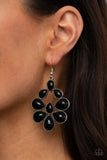 Paparazzi Accessories In Crowd Couture - Black Earrings