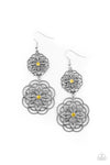 Paparazzi Accessories Mandala Mecca - Yellow Earrings