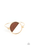 Paparazzi Accessories Timber Trade - Gold Bracelet