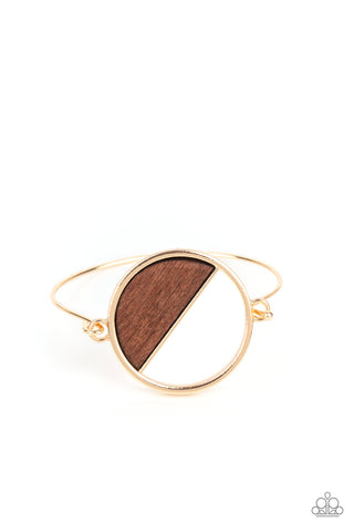 Paparazzi Accessories Timber Trade - Gold Bracelet