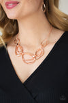 Paparazzi Accessories Prehistoric Heirloom - Copper Necklace