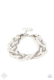 Paparazzi Accessories Vintage Variation - White Bracelet