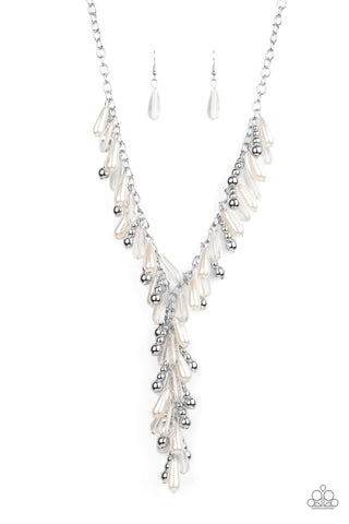 Paparazzi Accessories Dripping With DIVA-ttitude - White Necklace