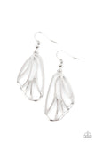 Paparazzi Accessories Turn Into A Butterfly - Silver Earrings