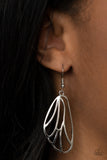 Paparazzi Accessories Turn Into A Butterfly - Silver Earrings