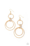 Paparazzi Accessories Getting Hitched - Gold Earrings