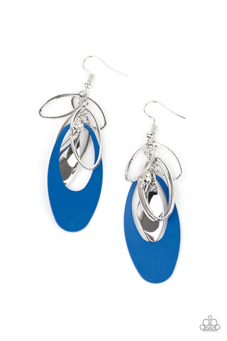 Paparazzi Accessories Ambitious Allure - Blue Earrings