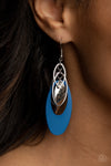 Paparazzi Accessories Ambitious Allure - Blue Earrings