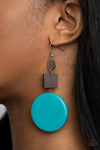 Paparazzi Accessories Modern Materials - Blue Earrings