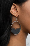 Paparazzi Accessories Island Breeze - Black Earrings