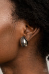 Paparazzi Accessories Classic Curves - Silver Clip-on Earrings