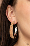 Paparazzi Accessories A CORK In The Road - Silver Cork Earring