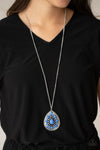 Paparazzi Accessories Retro Prairies - Blue Necklace