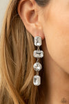 Paparazzi Accessories Cosmic Heiress - White Earrings