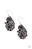 Paparazzi Accessories Smolder Effect - Black Earrings