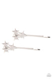 Paparazzi Accessories Suddenly Starstruck - Silver Hair Pins