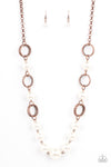 Paparazzi Accessories COUNTESS Me In - Copper Necklace