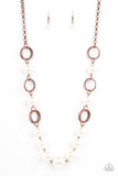 Paparazzi Accessories COUNTESS Me In - Copper Necklace