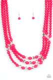 Paparazzi Accessories STAYCATION All I Ever Wanted - Pink Necklace