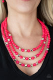 Paparazzi Accessories STAYCATION All I Ever Wanted - Pink Necklace