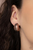 Paparazzi Accessories Classic Curves - Copper Earrings