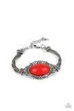 Paparazzi Accessories Top-Notch Drama - Red Bracelet