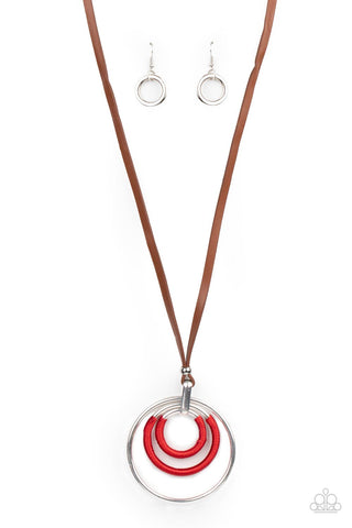 Paparazzi Accessories Hypnotic Happenings - Red Necklace