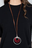 Paparazzi Accessories Hypnotic Happenings - Red Necklace